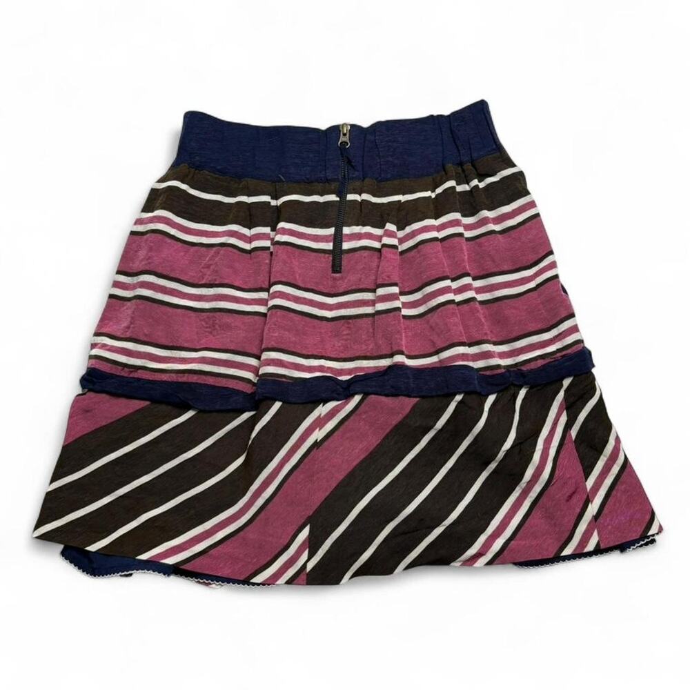 Maeve Anthropologie Tiered Striped Skirt Womens size 4 (small - medium ) - Picture 6 of 6